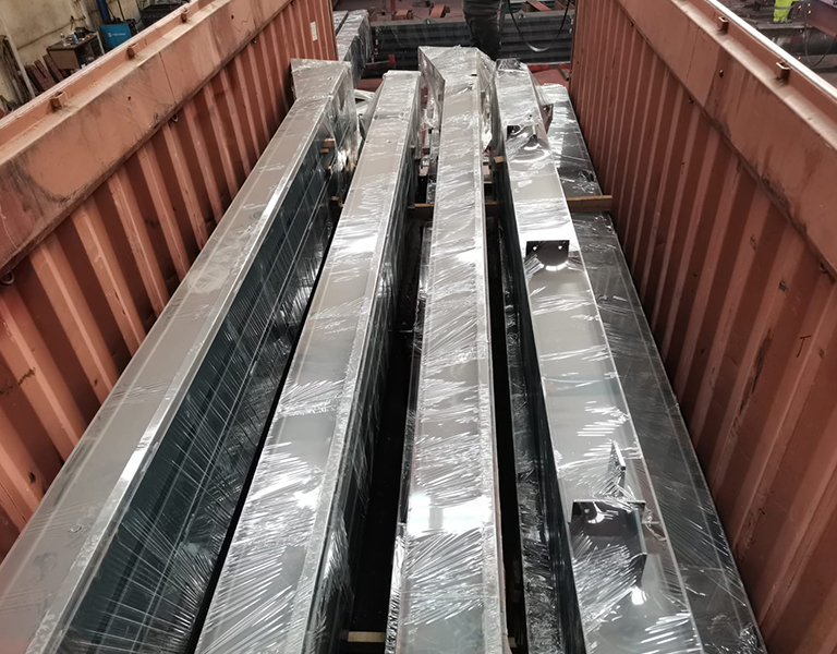 How Are Steel Structures Shipped in International Projects?