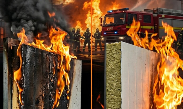 PIR vs Rockwool Sandwich Panels for Steel Buildings: Fire Resistance Comparison